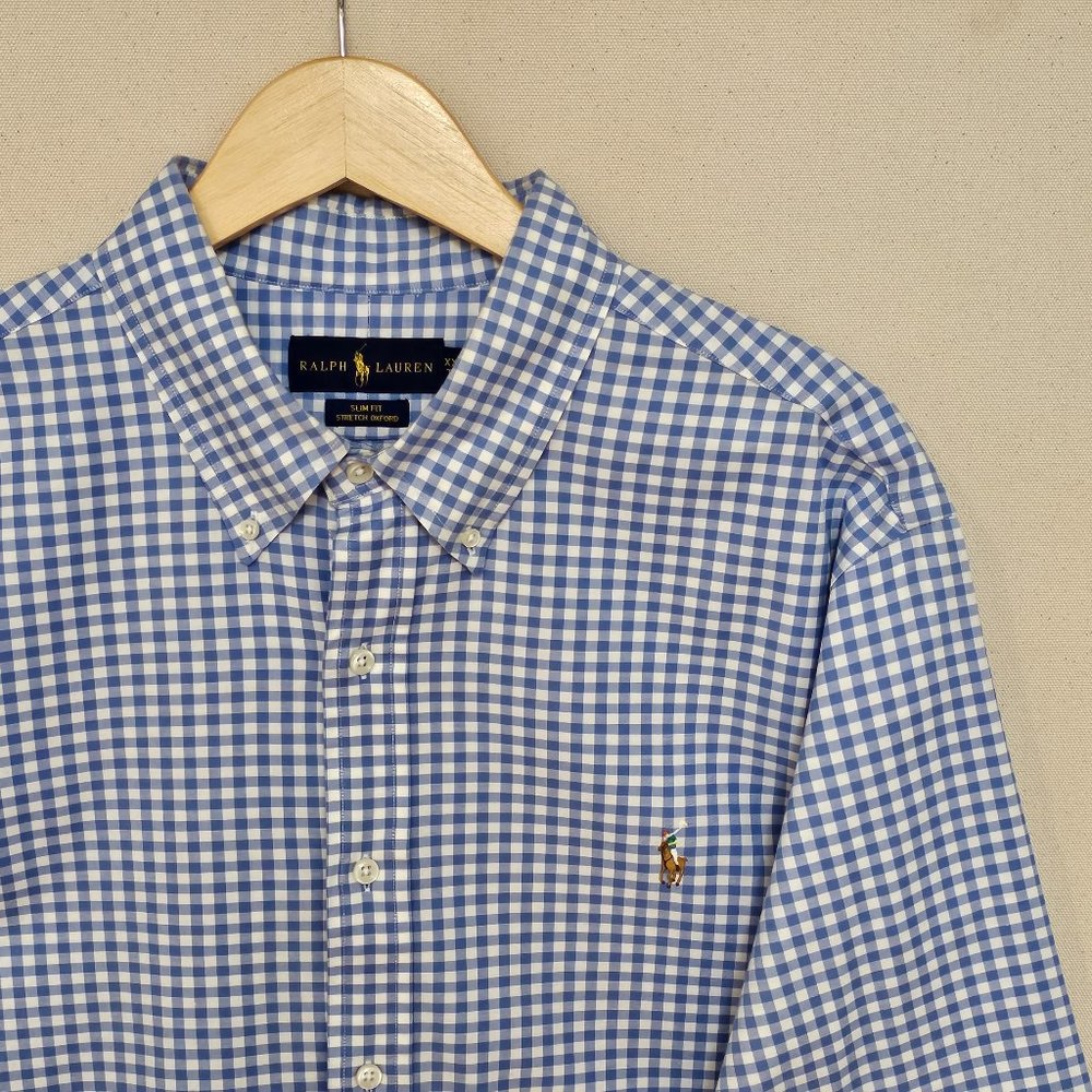 Ralph Lauren Stretch Oxford Button Down Slim Fit XXL